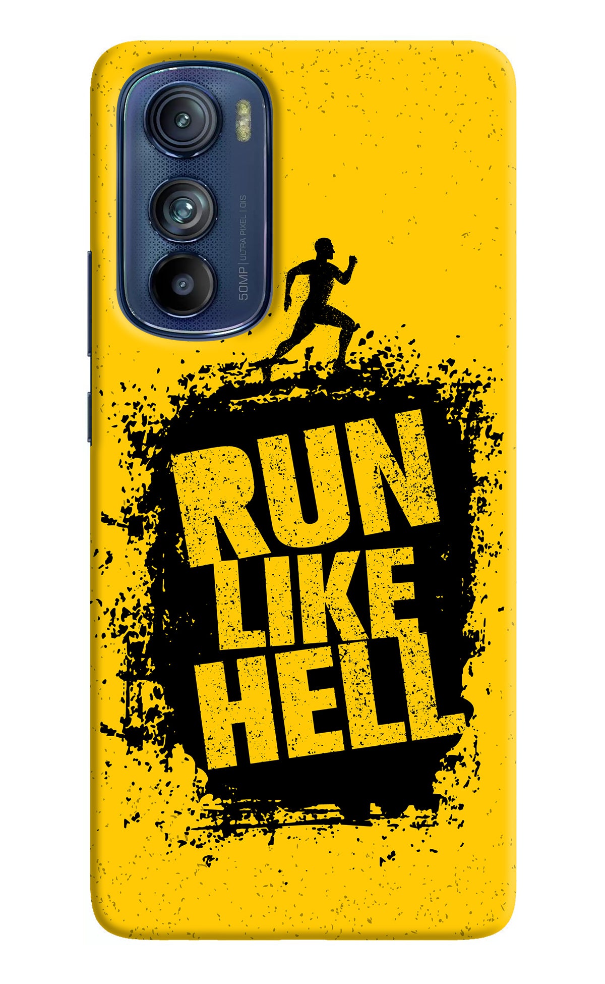 Run Like Hell Moto Edge 30 Back Cover