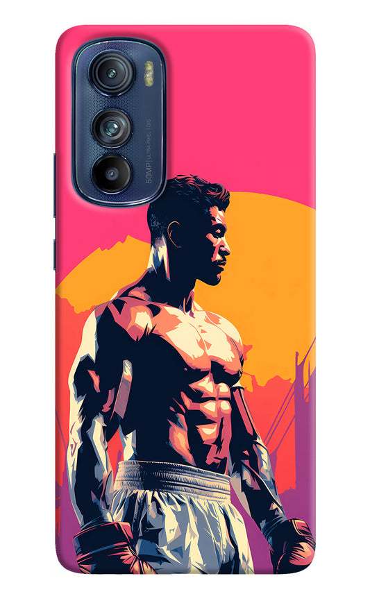 Sunset Warrior (AI Generated) Moto Edge 30 Back Cover