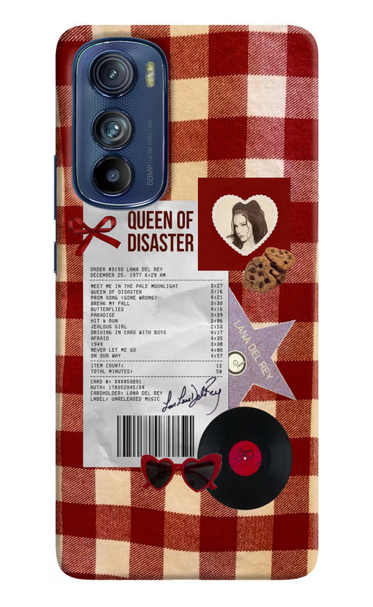 Queen of Disaster Moto Edge 30 Back Cover