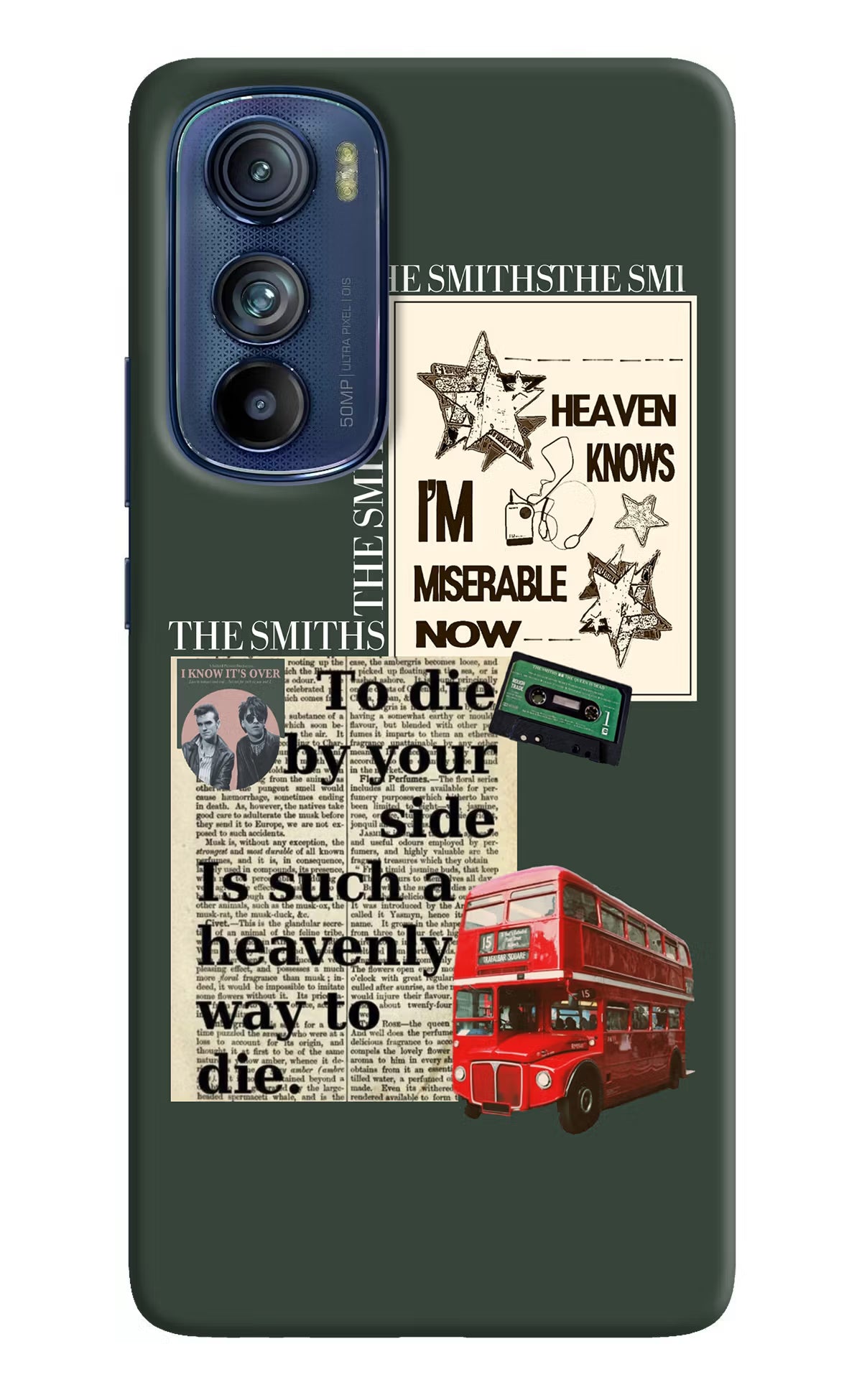 The Smiths Moto Edge 30 Hard Case Back Cover by Casekaro