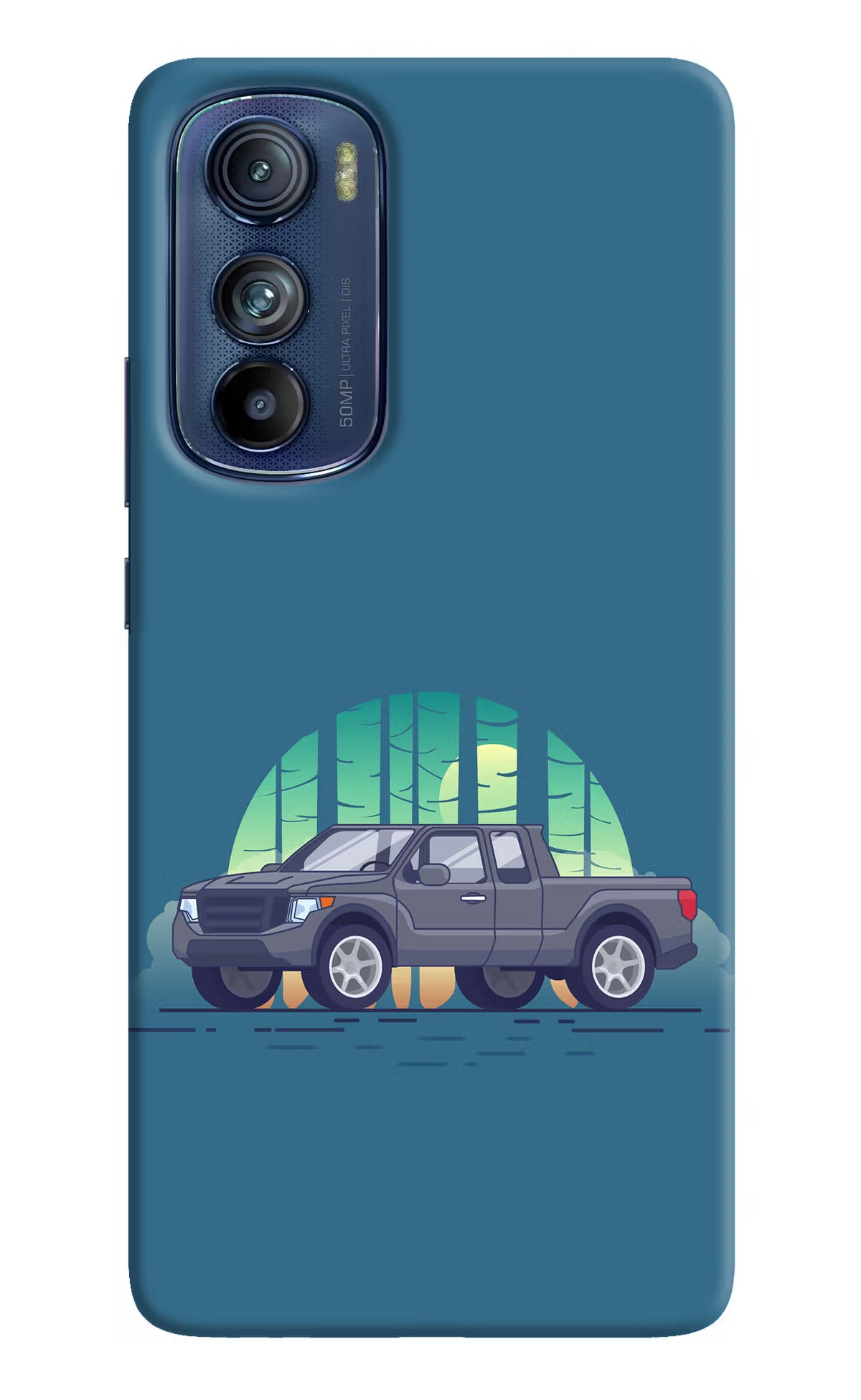 Retro Garage Vibe Moto Edge 30 Hard Case Back Cover by Casekaro