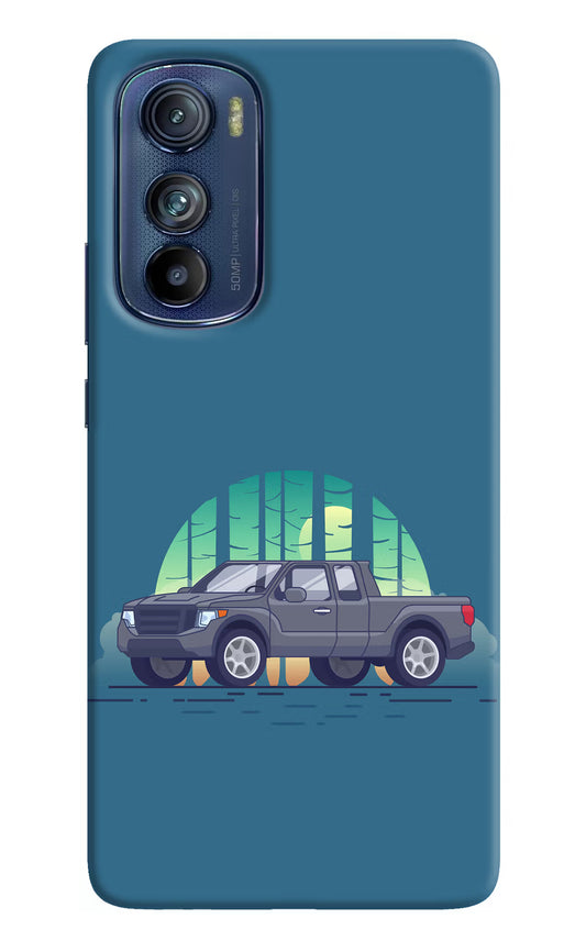 Retro Garage Vibe Moto Edge 30 Hard Case Back Cover by Casekaro