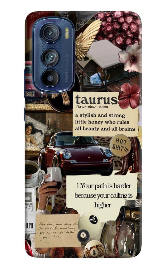 Taurus Zodiac Moto Edge 30 Back Cover