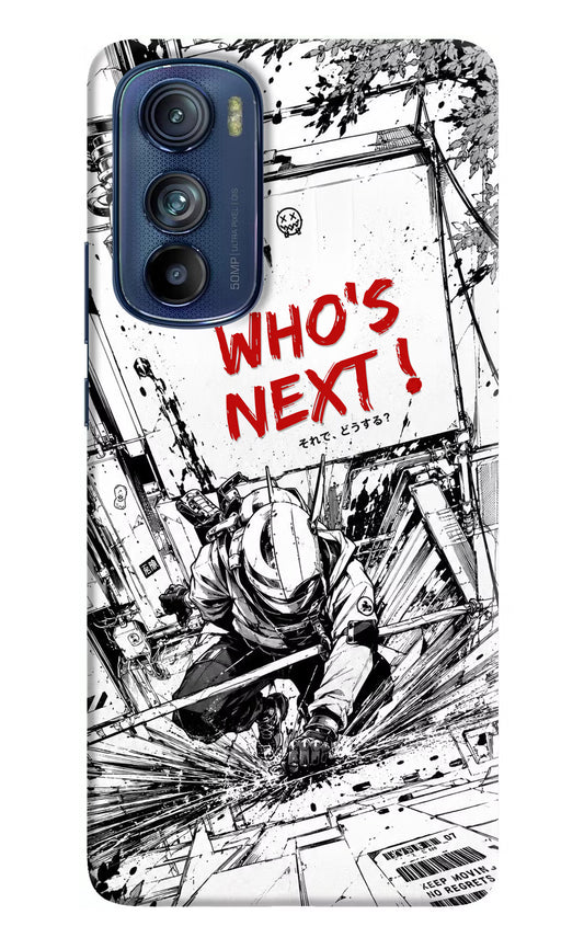 Who's Next Moto Edge 30 Hard Case Back Cover by Casekaro