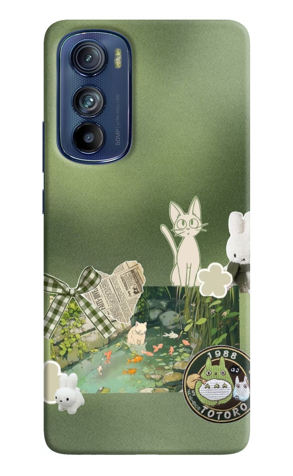Aesthetic anime Moto Edge 30 Back Cover