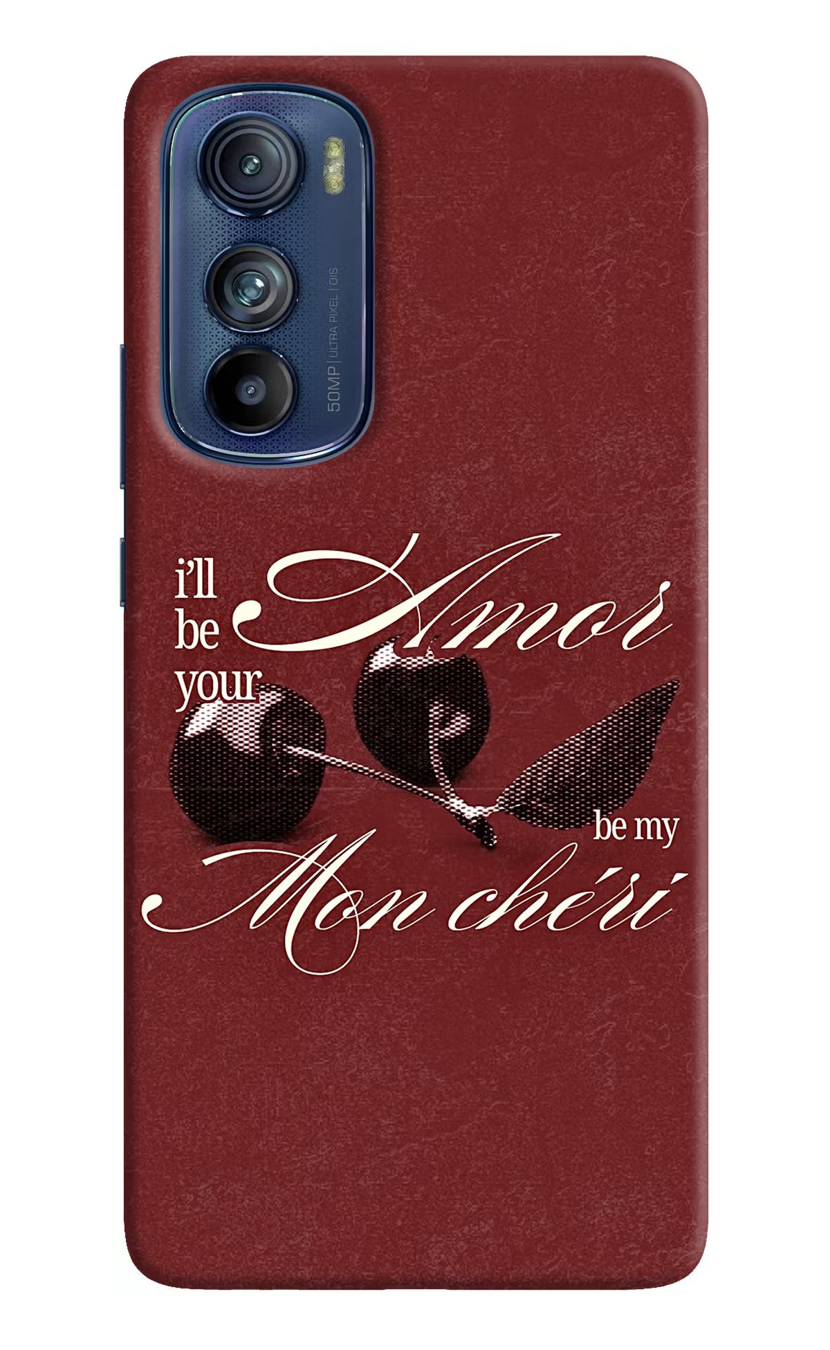 Velvet Cherry Moto Edge 30 Back Cover