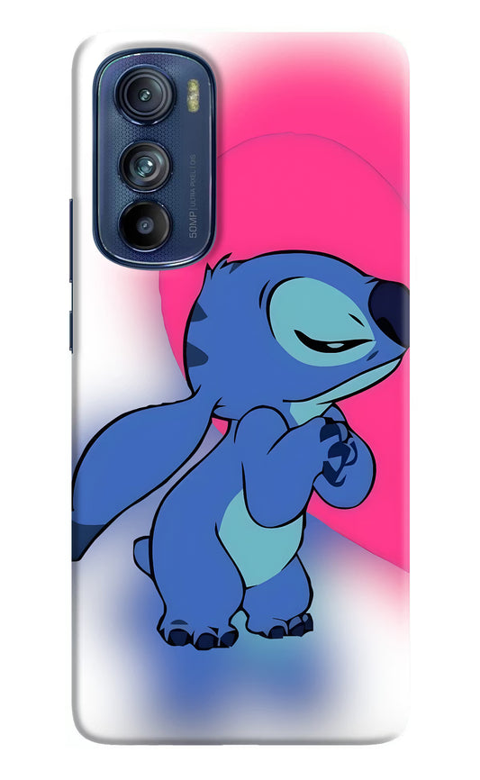 Stitch Hug Moto Edge 30 Hard Case Back Cover by Casekaro