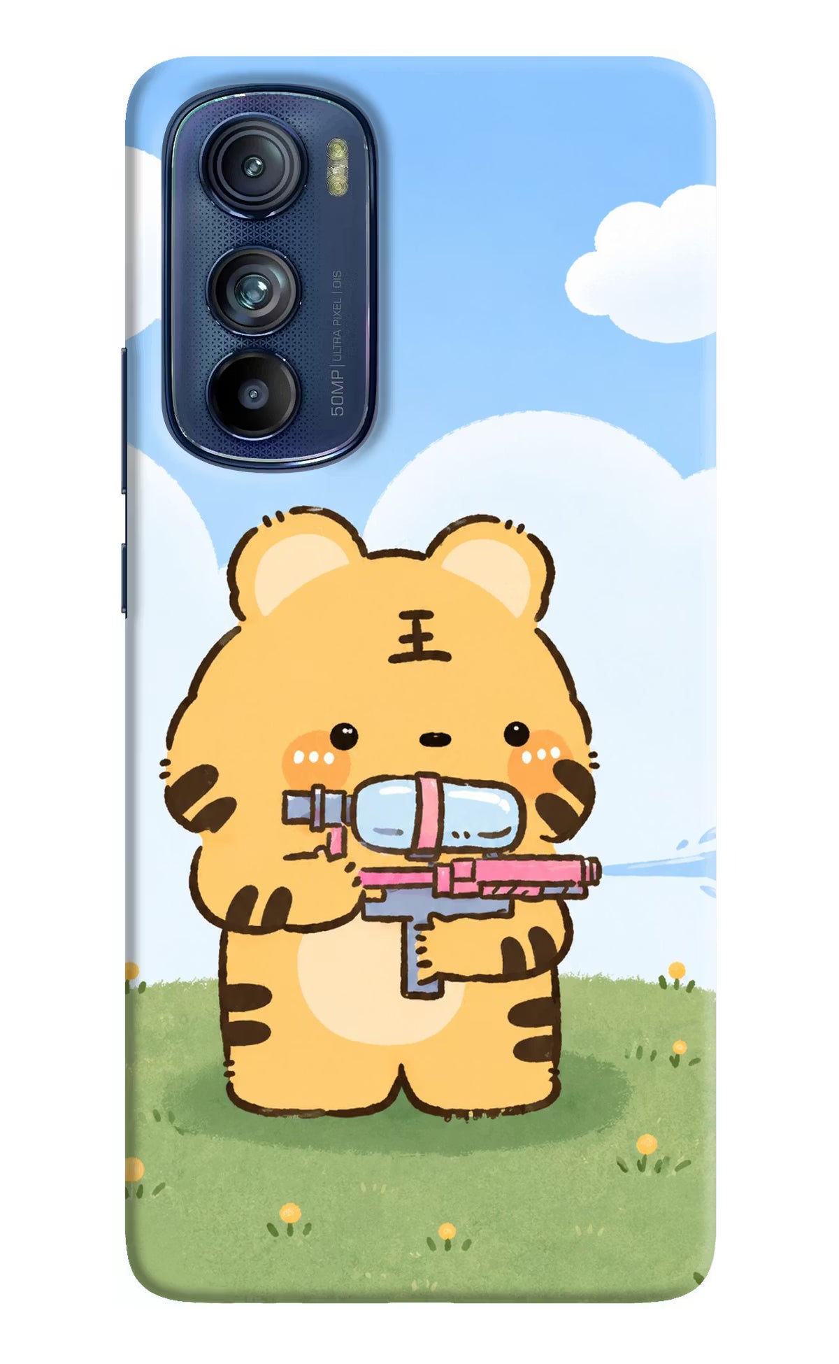 Tiger Treat Moto Edge 30 Back Cover