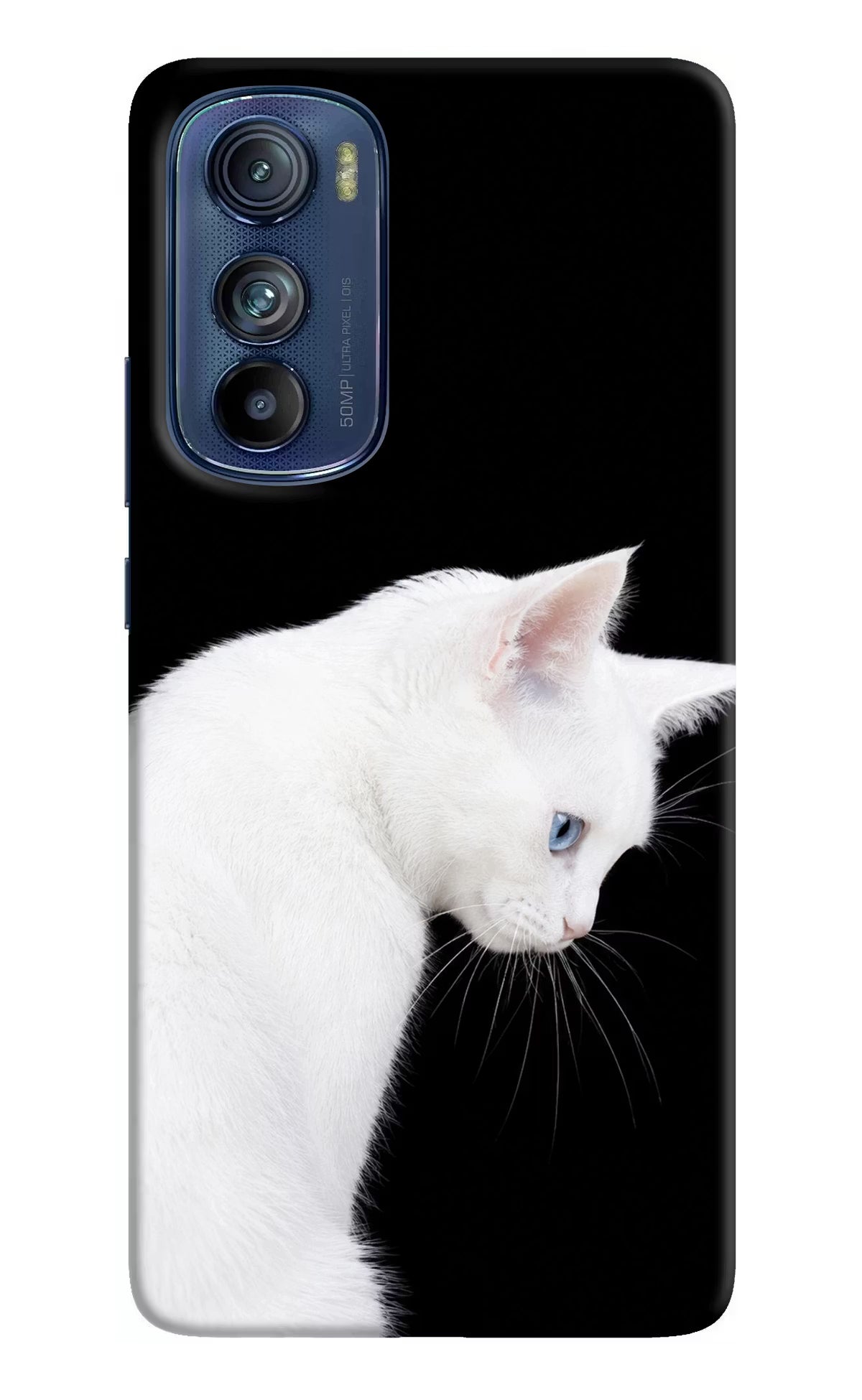 Snow Gaze Moto Edge 30 Back Cover