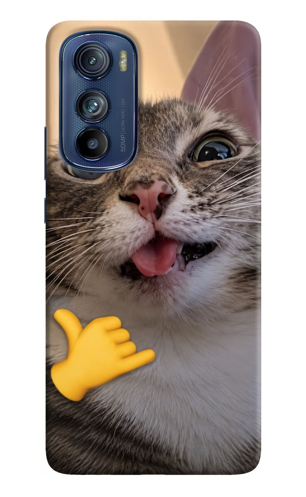 Silly Cat Call Moto Edge 30 Back Cover