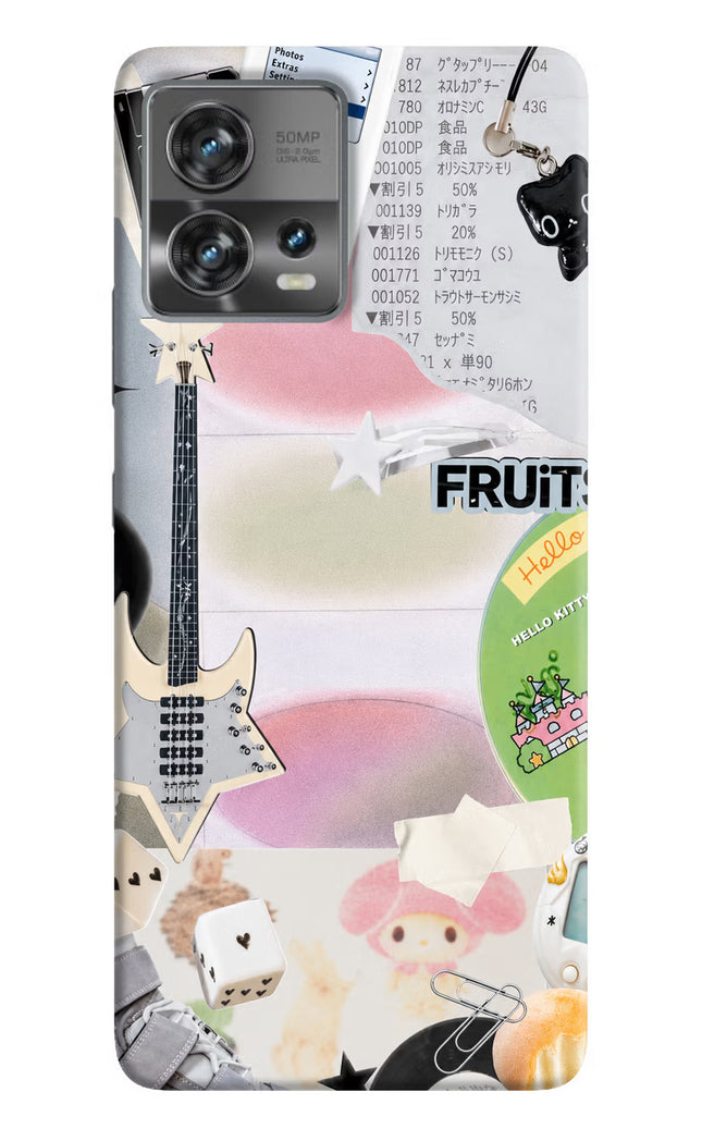 Softcore case Moto Edge 30 Fusion Hard Case Back Cover by Casekaro
