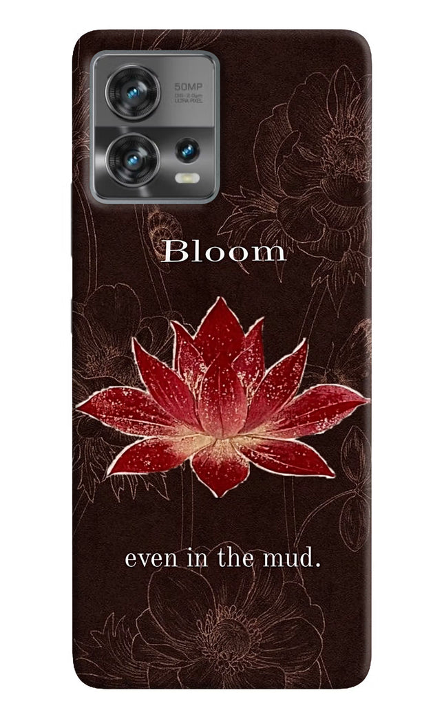 Bloom Moto Edge 30 Fusion Hard Case Back Cover by Casekaro