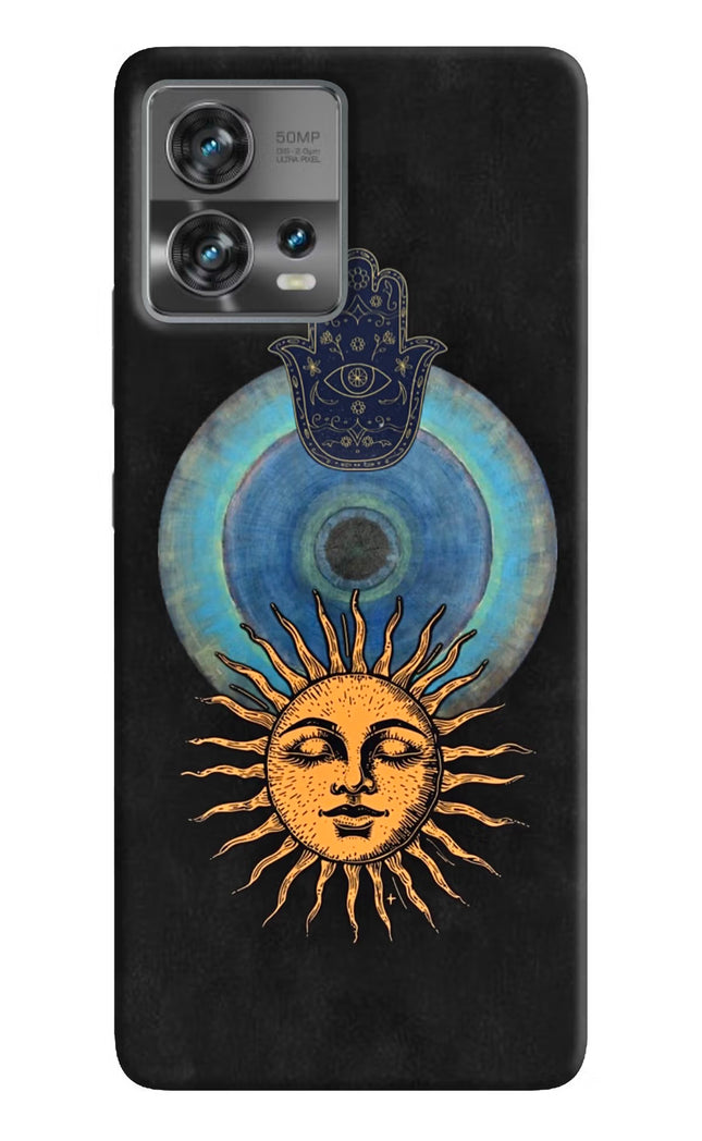 Divine Sun Moto Edge 30 Fusion Hard Case Back Cover by Casekaro