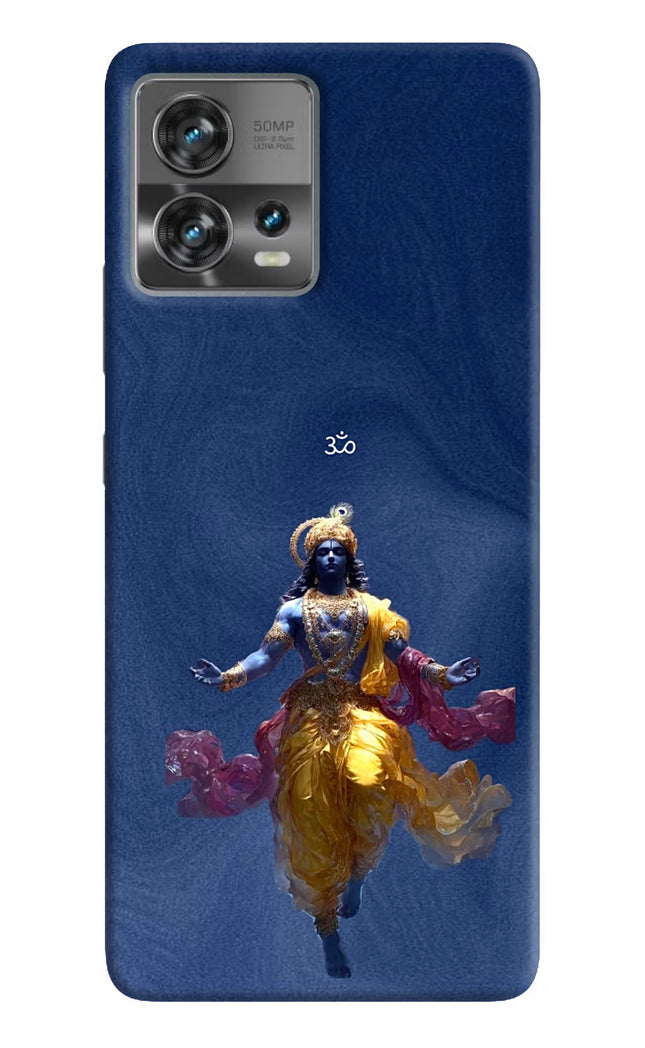 Cosmic Krishna Moto Edge 30 Fusion Hard Case Back Cover by Casekaro