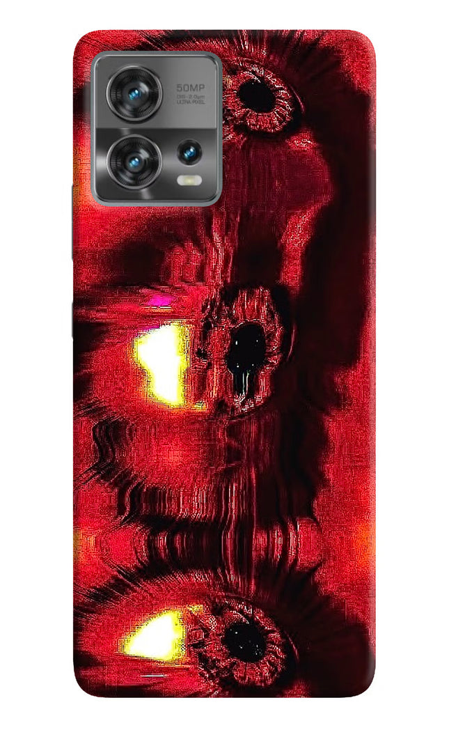 Fire Eye Moto Edge 30 Fusion Hard Case Back Cover by Casekaro