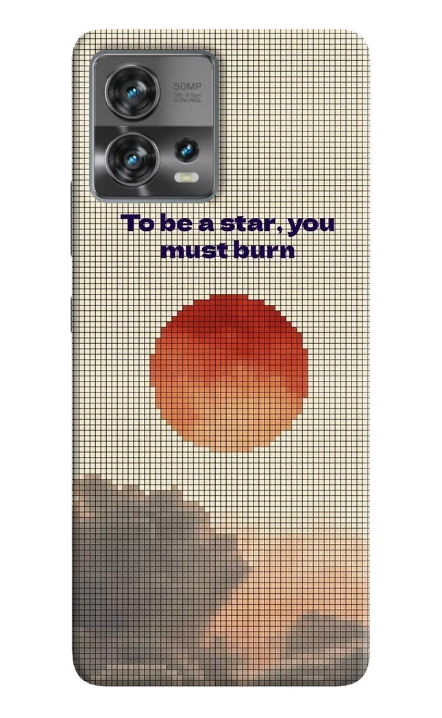 Pixel Sun Moto Edge 30 Fusion Hard Case Back Cover by Casekaro