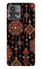 Boho Noir Moto Edge 30 Fusion Hard Case Back Cover by Casekaro