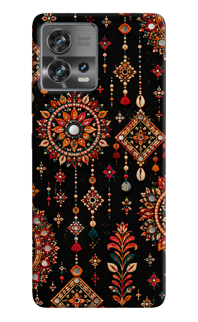 Boho Noir Moto Edge 30 Fusion Hard Case Back Cover by Casekaro