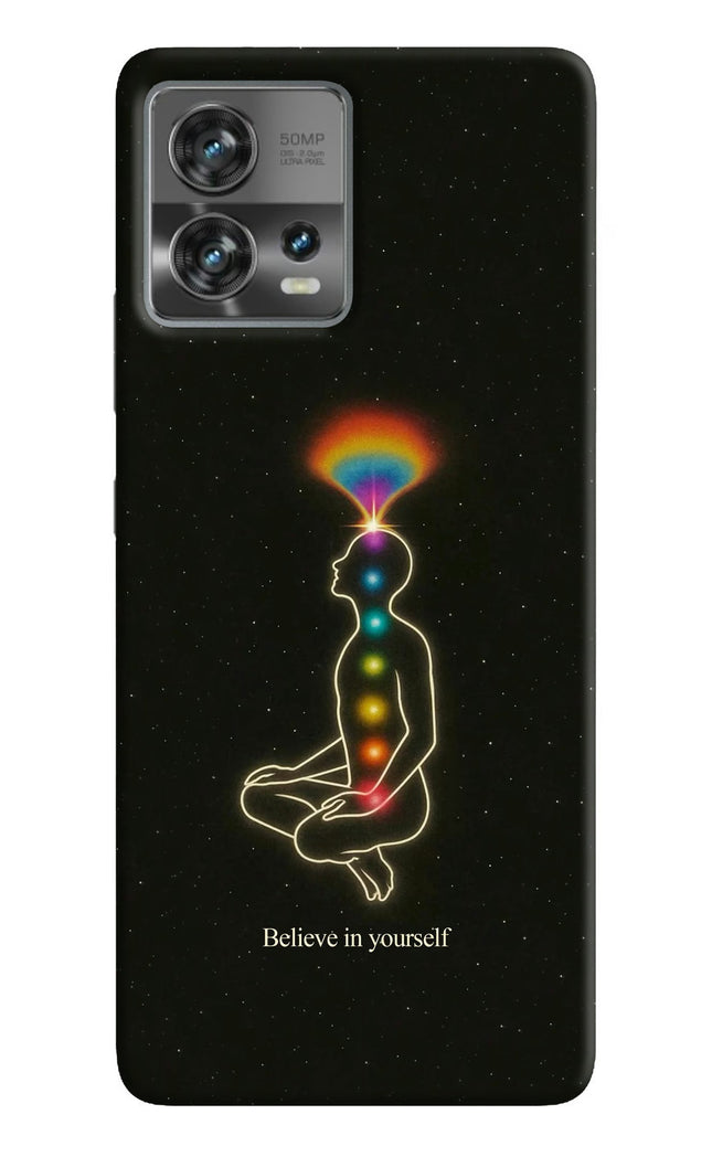 Believe in yourself Moto Edge 30 Fusion Hard Case Back Cover by Casekaro