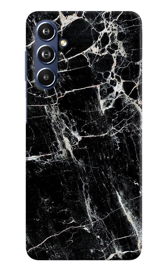 Black Marble Texture Samsung F54 5G Hard Case Back Cover by Casekaro