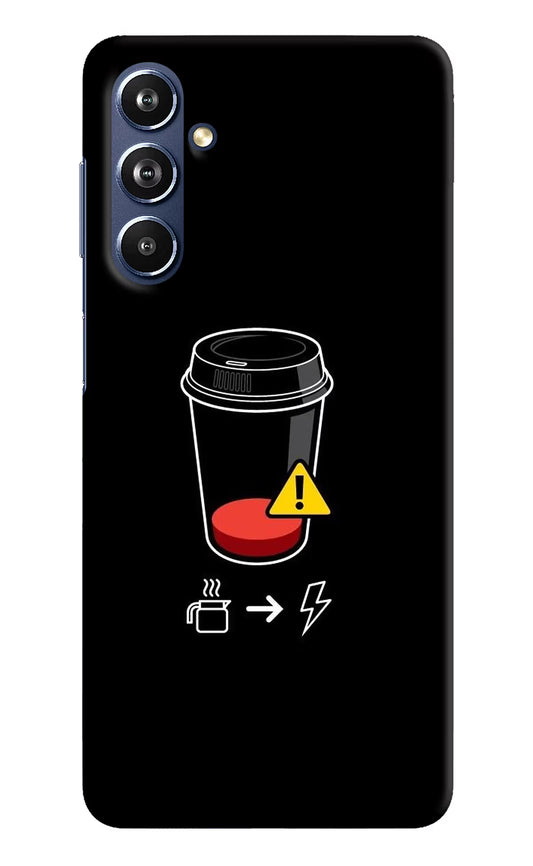Coffee Samsung F54 5G Hard Case Back Cover by Casekaro
