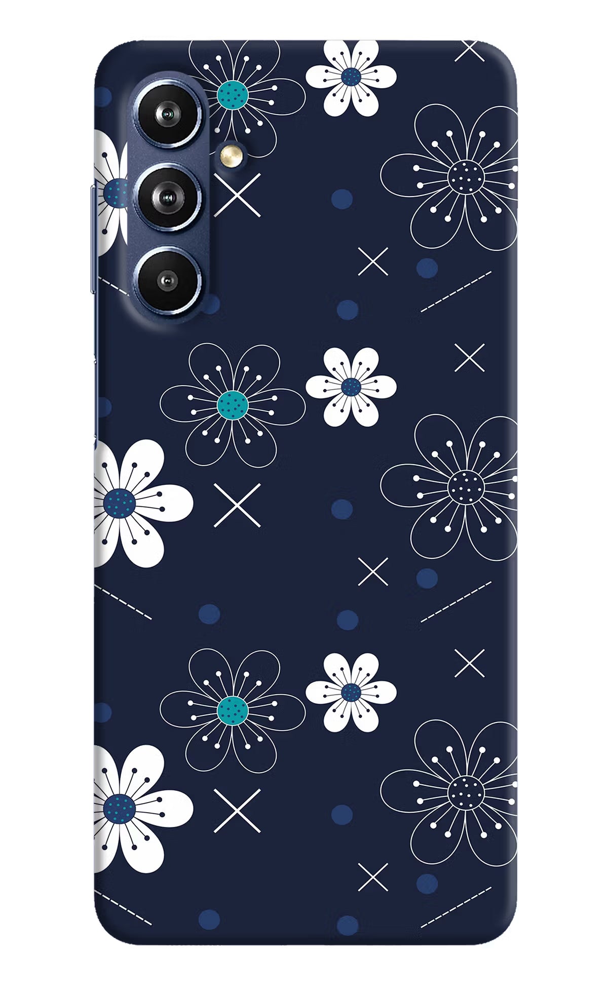 Flowers Samsung F54 5G Hard Case Back Cover by Casekaro