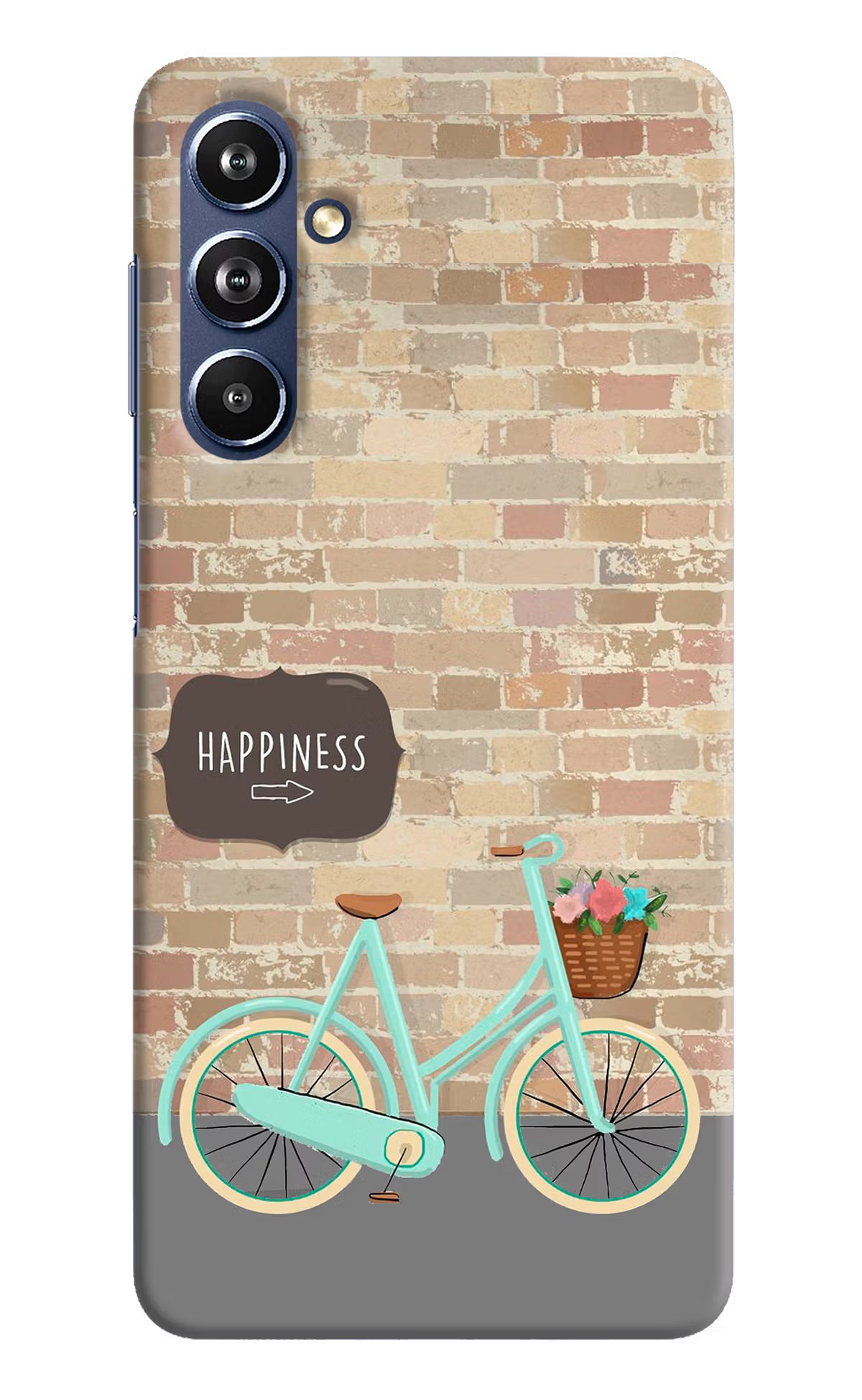 Happiness Artwork Samsung F54 5G Hard Case Back Cover by Casekaro