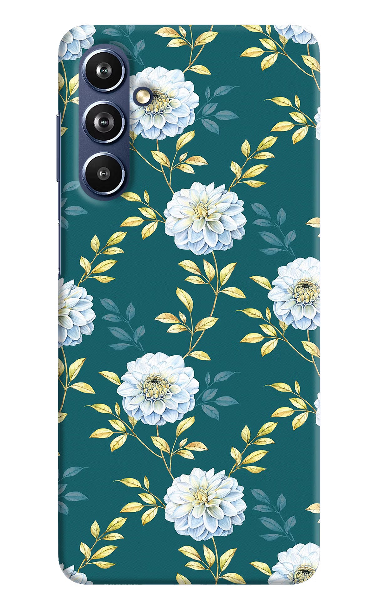 Flowers Samsung F54 5G Hard Case Back Cover by Casekaro