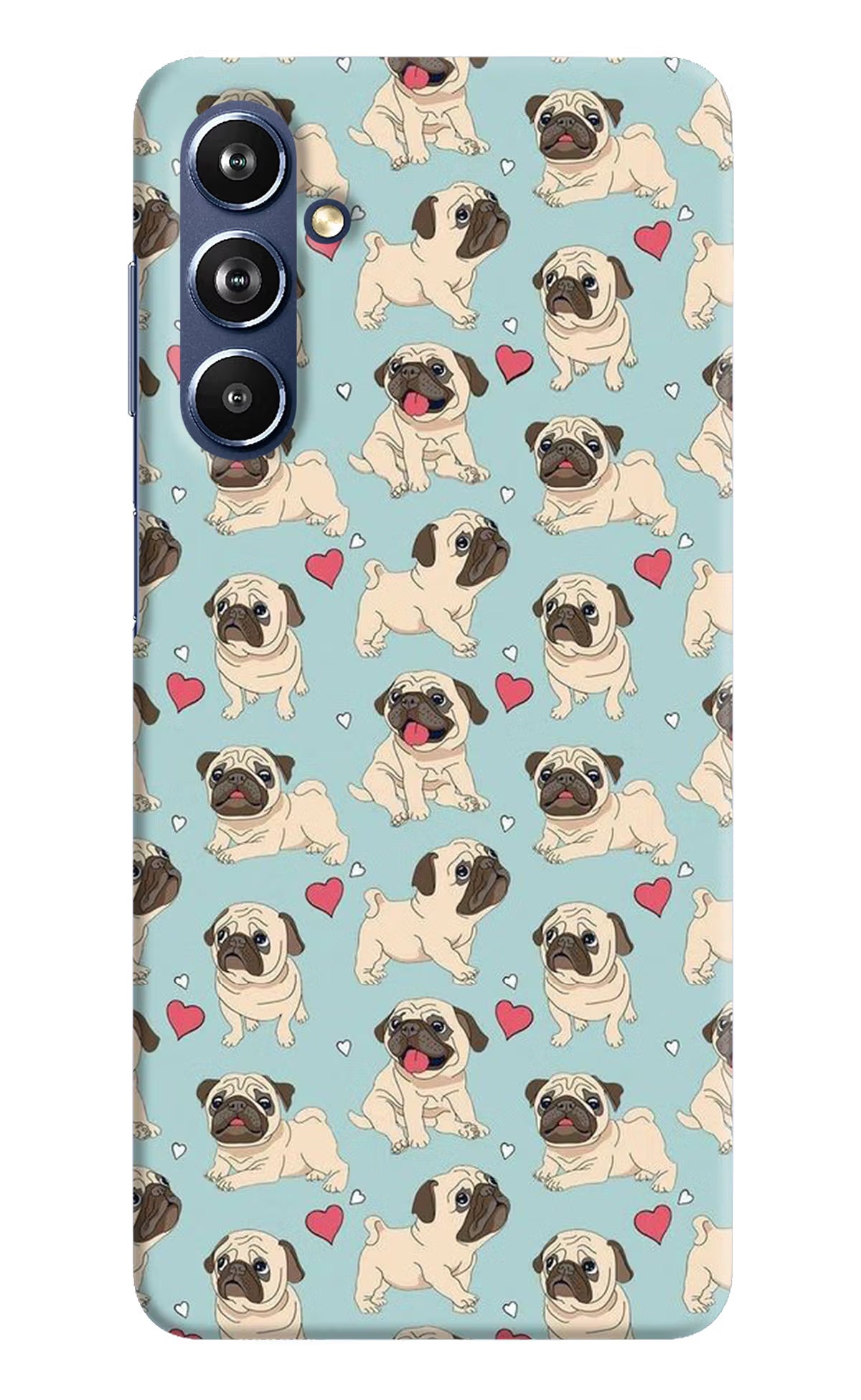 Pug Dog Samsung F54 5G Hard Case Back Cover by Casekaro