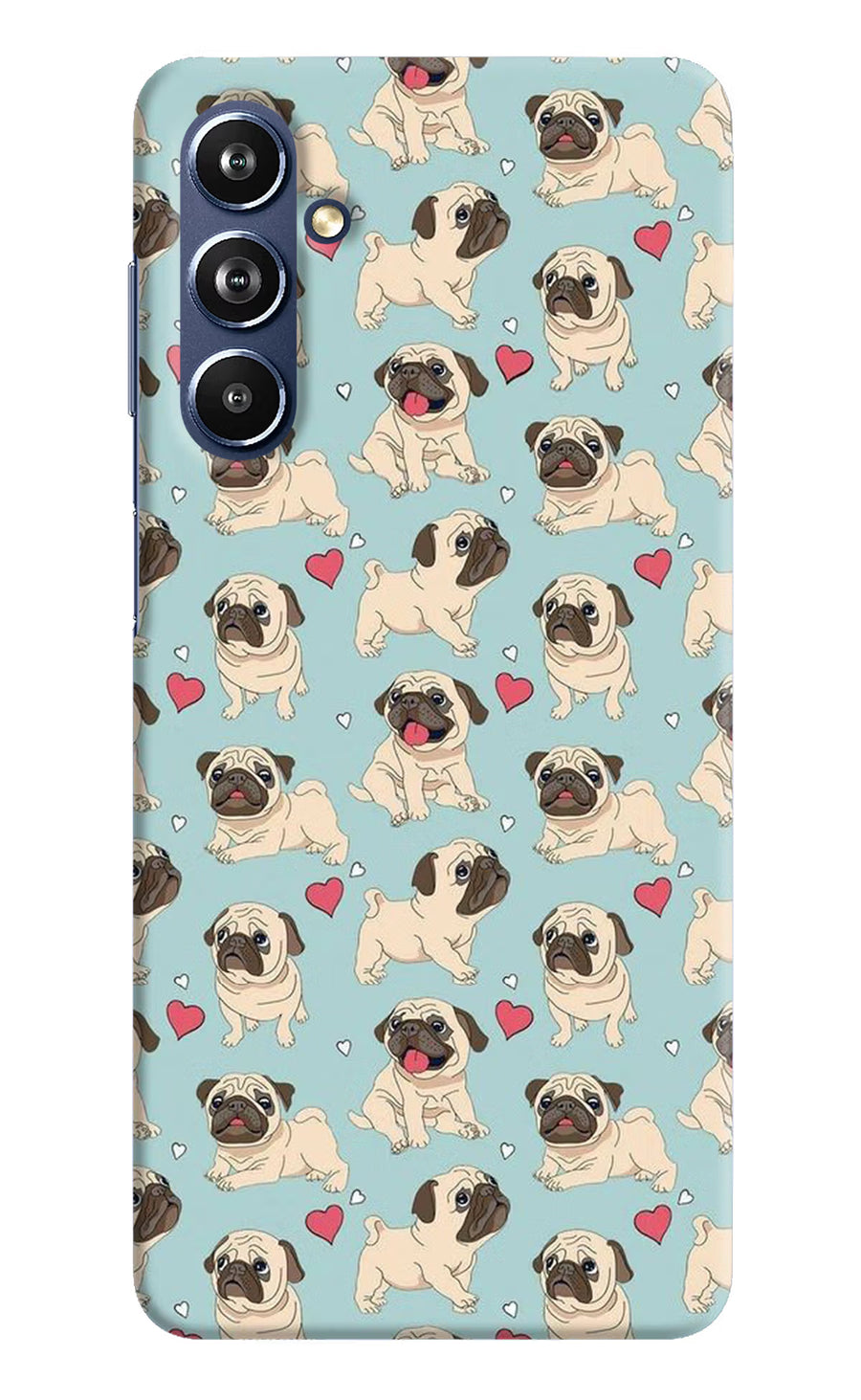 Pug Dog Samsung F54 5G Back Cover, Hard case
