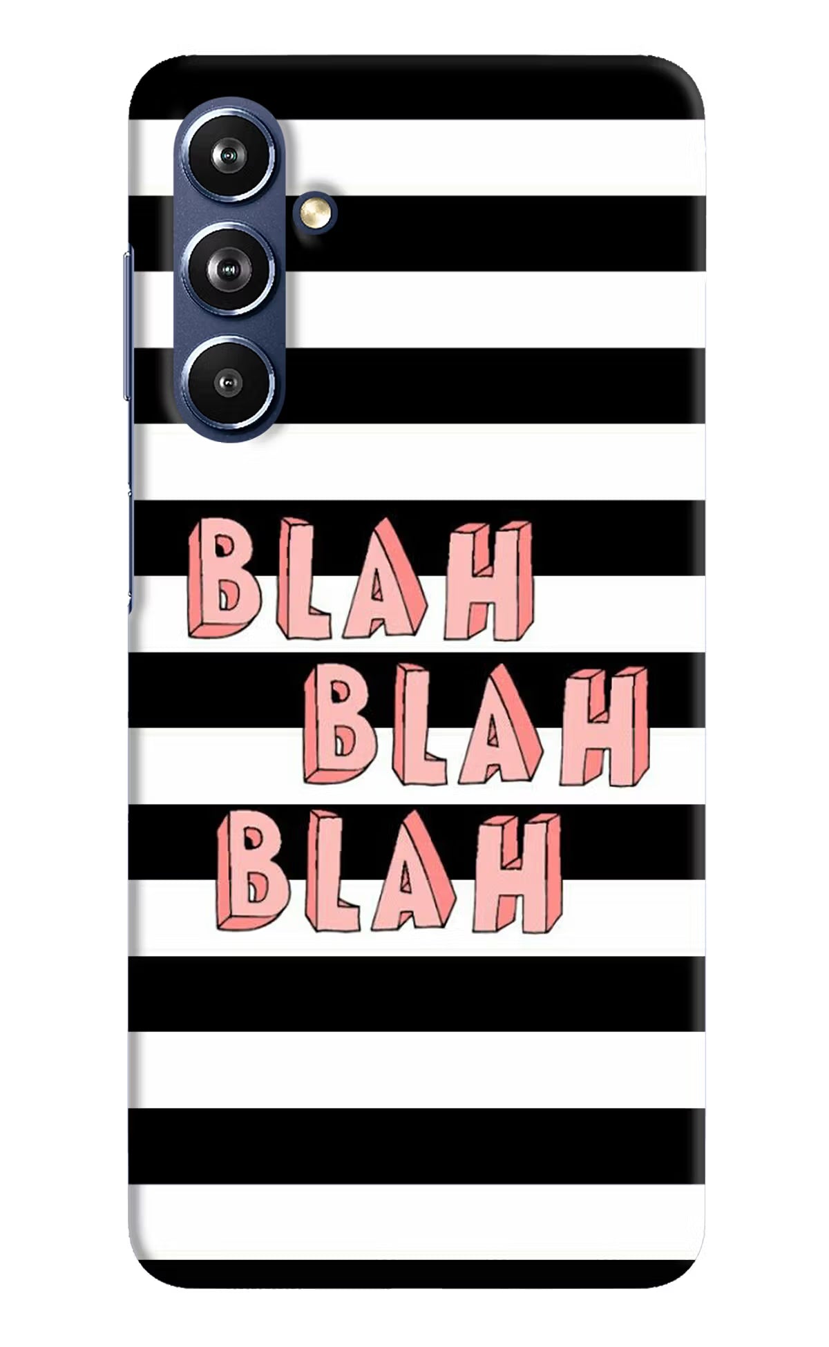 Blah Blah Blah Samsung F54 5G Hard Case Back Cover by Casekaro