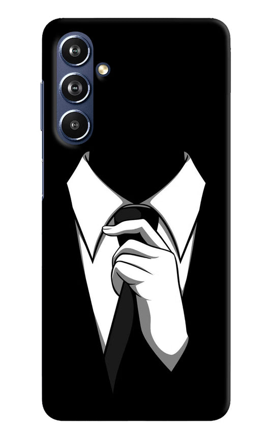 Black Tie Samsung F54 5G Hard Case Back Cover by Casekaro