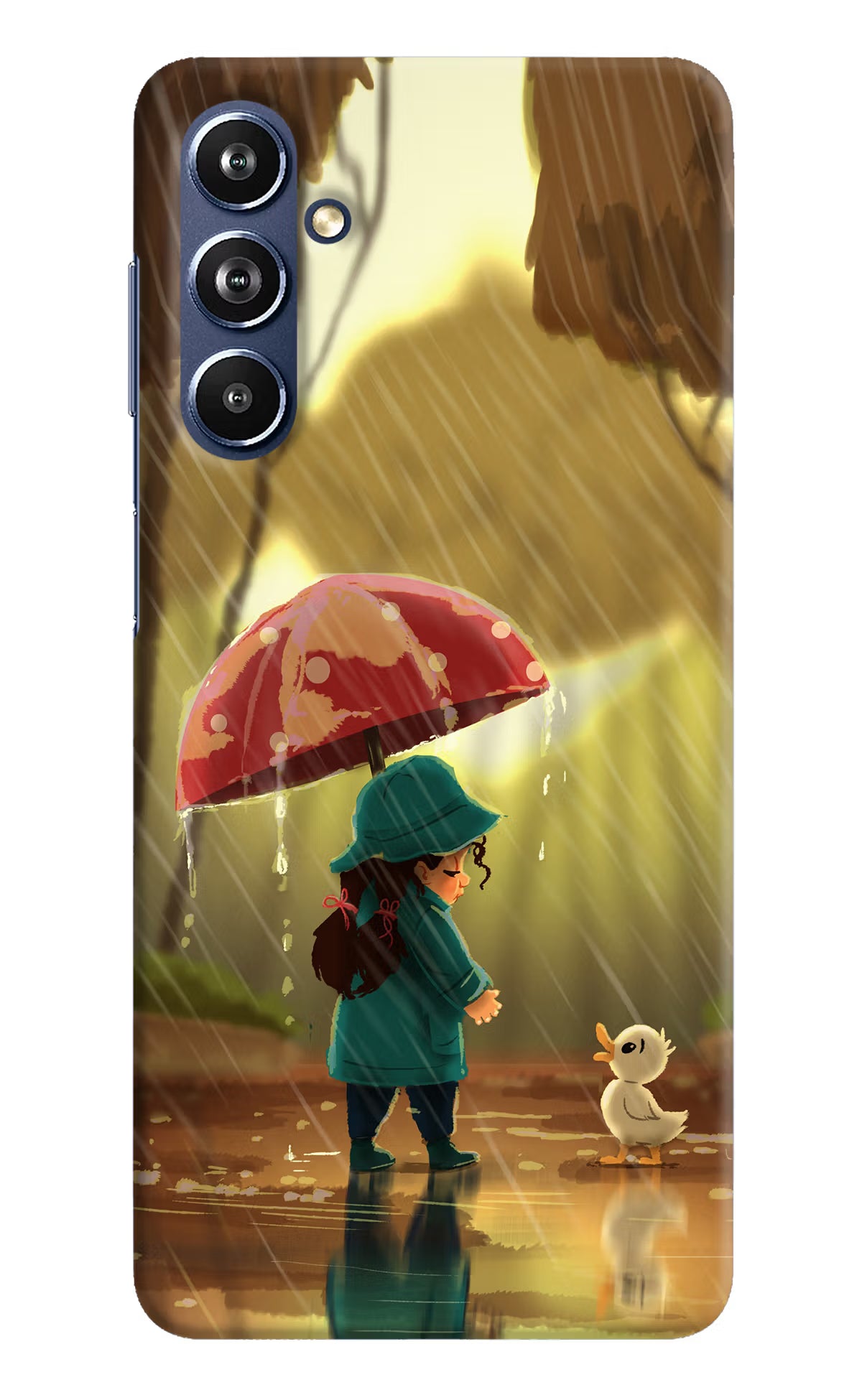 Rainy Day Samsung F54 5G Hard Case Back Cover by Casekaro