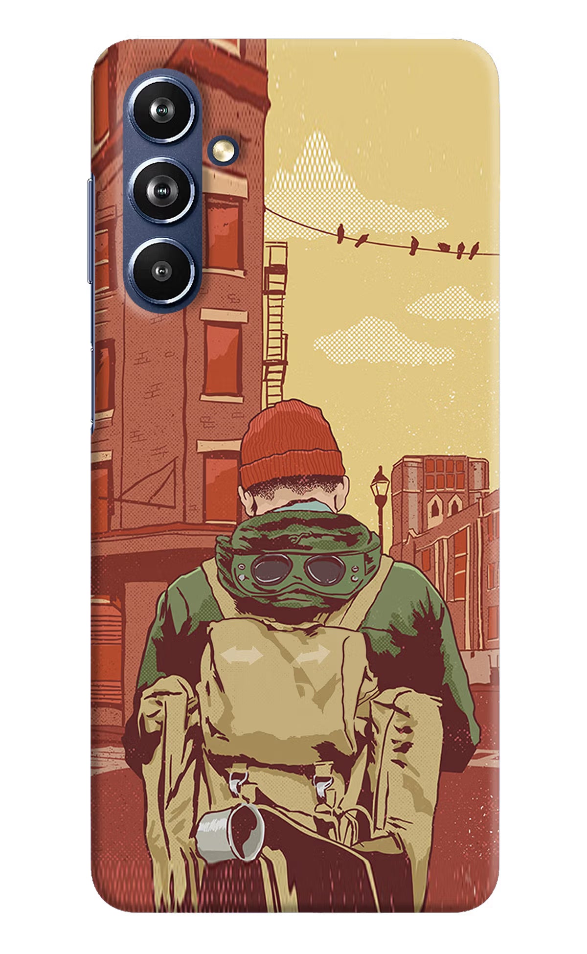 Adventurous Samsung F54 5G Hard Case Back Cover by Casekaro