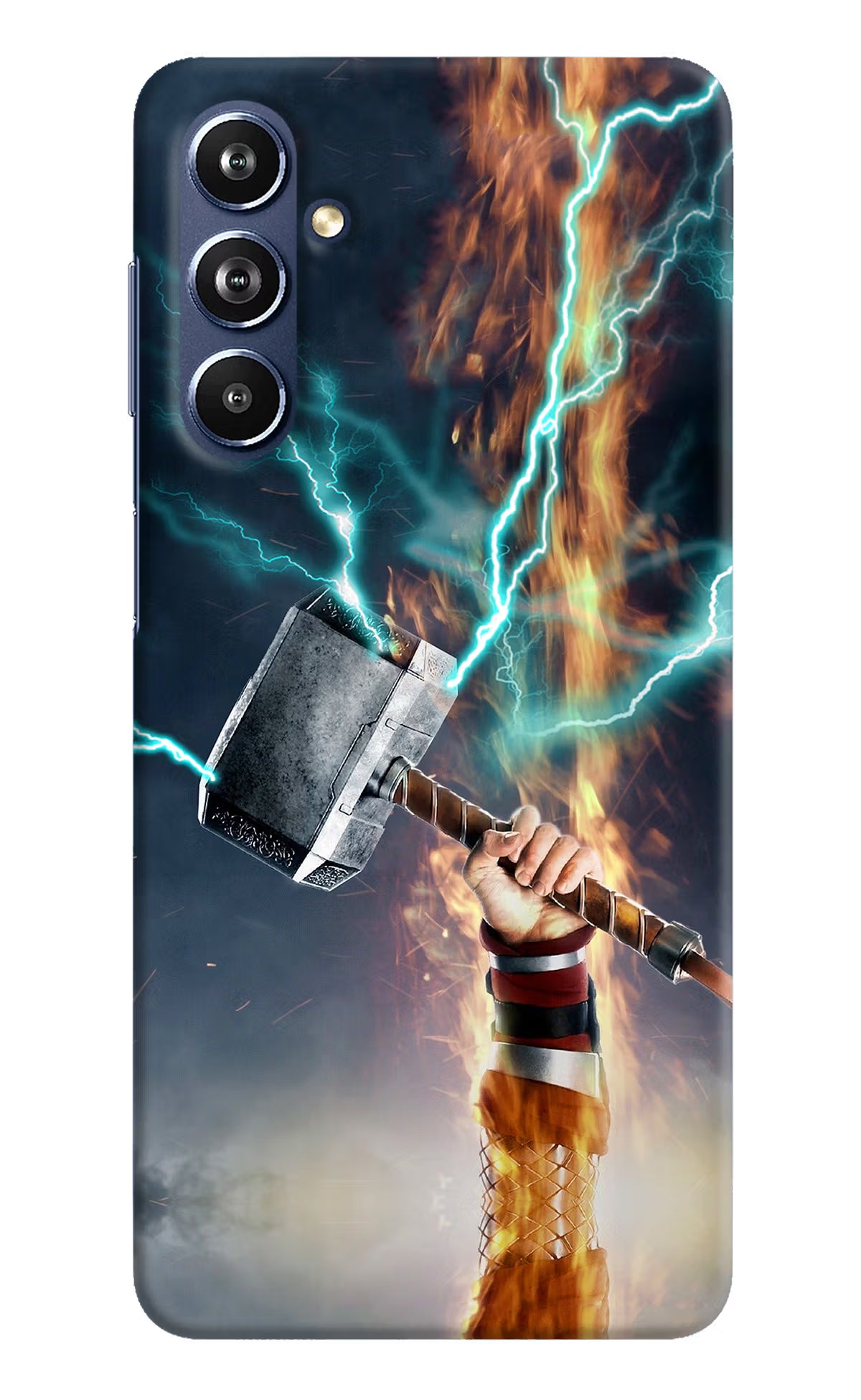 Thor Hammer Mjolnir Samsung F54 5G Hard Case Back Cover by Casekaro