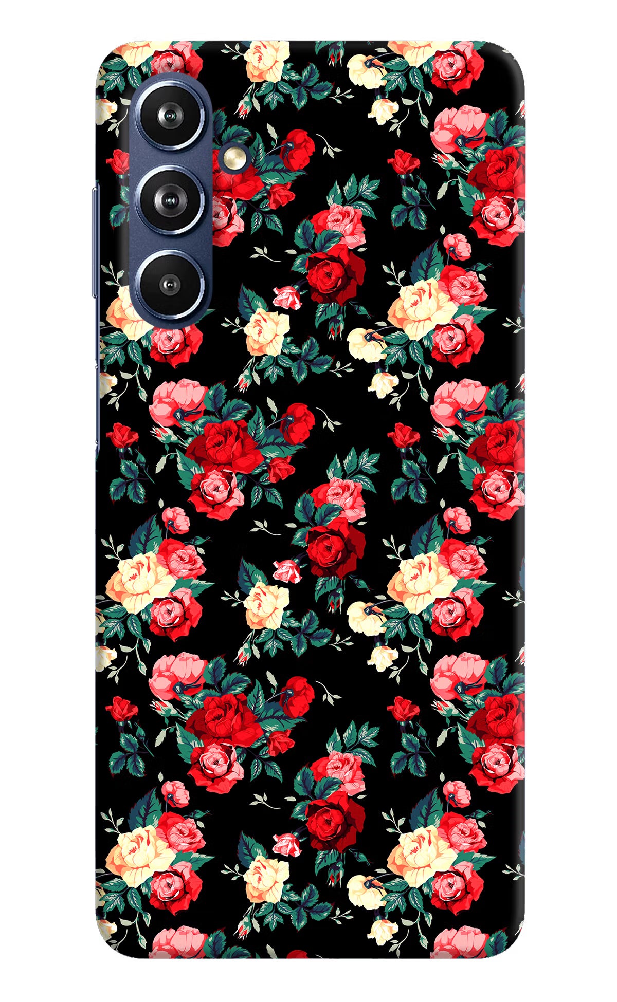 Rose Pattern Samsung F54 5G Hard Case Back Cover by Casekaro