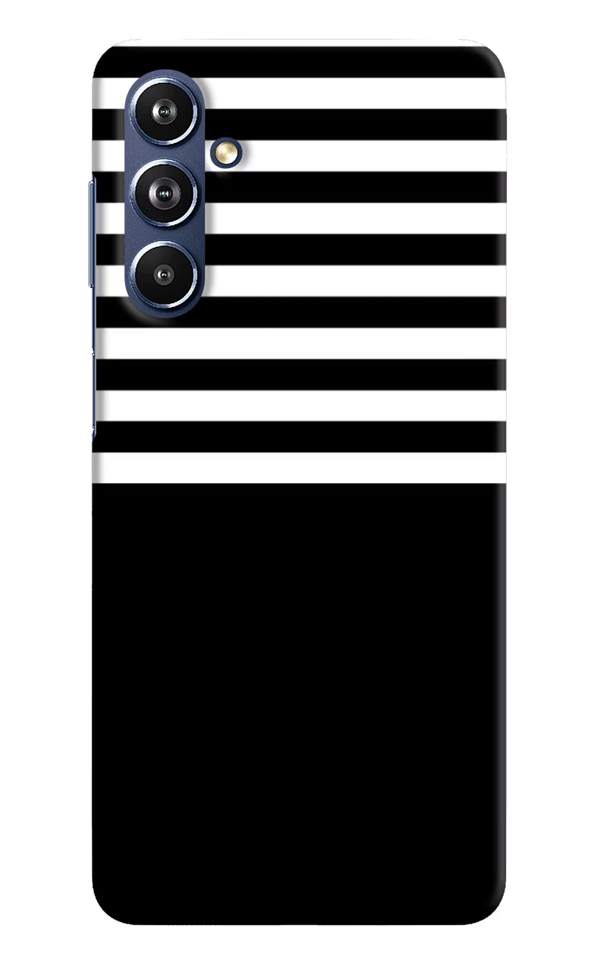 Black and White Print Samsung F54 5G Hard Case Back Cover by Casekaro