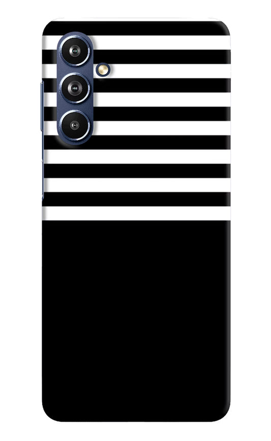 Black and White Print Samsung F54 5G Hard Case Back Cover by Casekaro