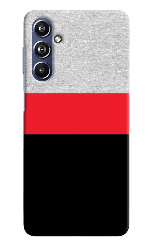 Tri Color Pattern Samsung F54 5G Hard Case Back Cover by Casekaro