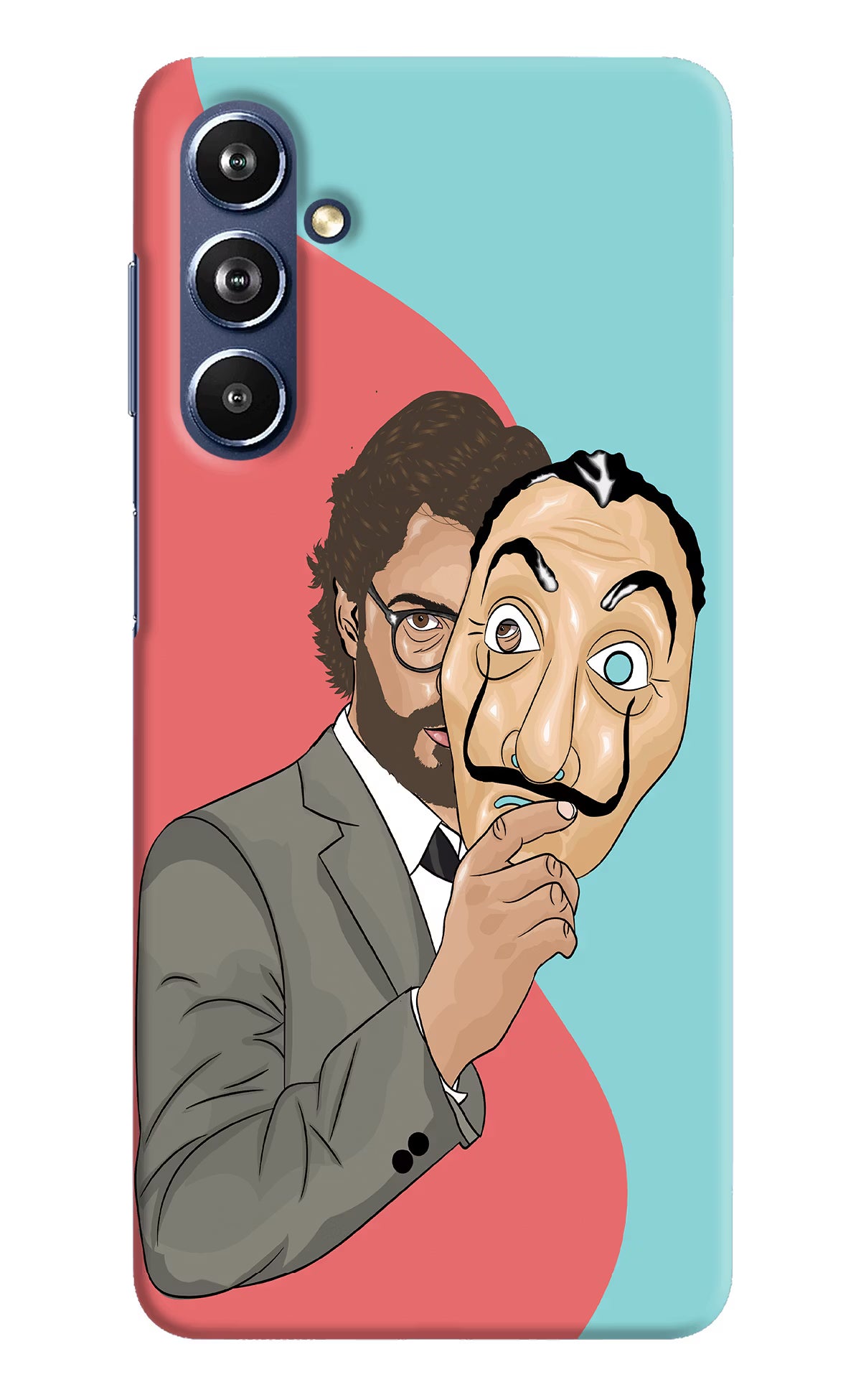 Professor Samsung F54 5G Hard Case Back Cover by Casekaro