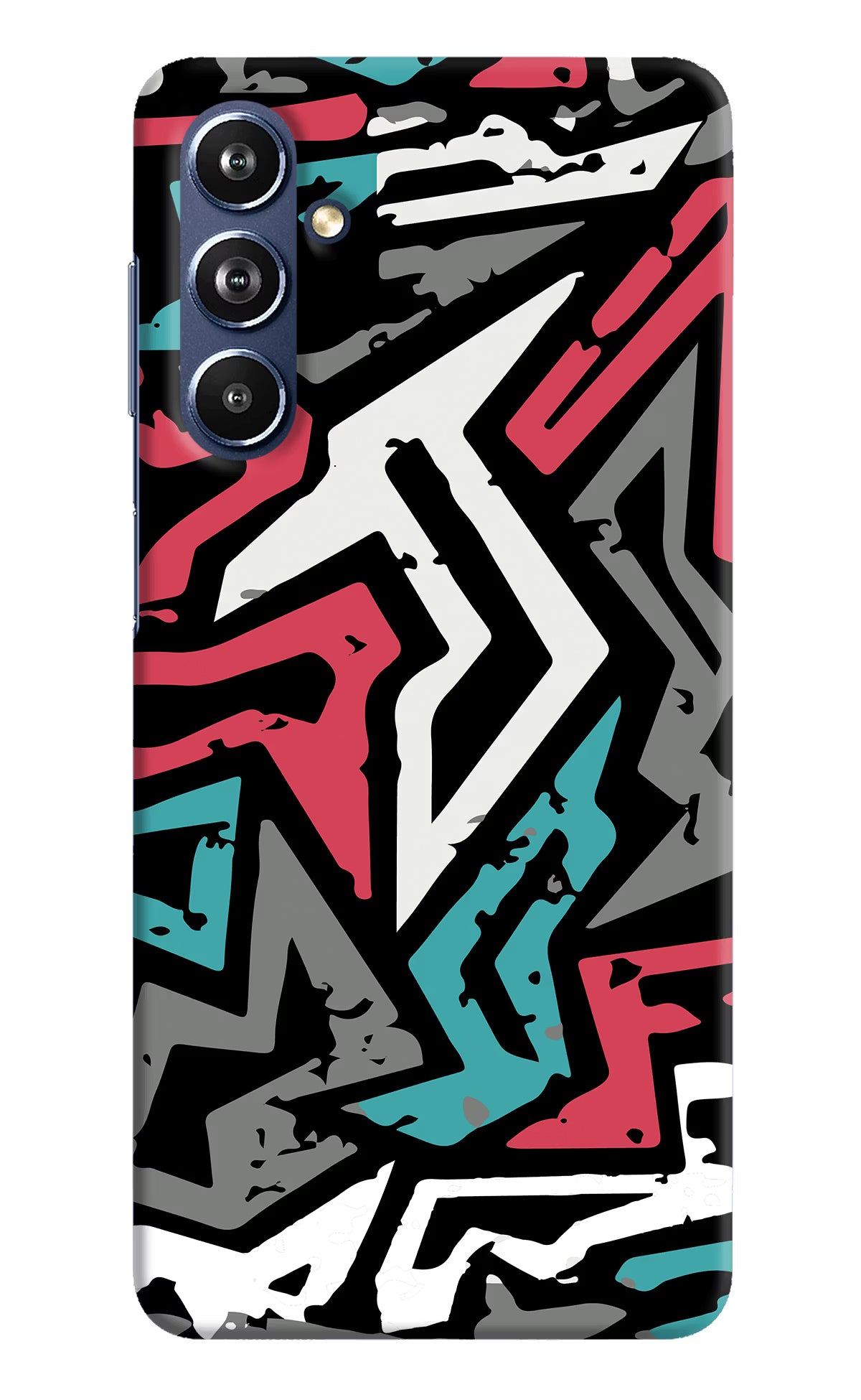 Geometric Graffiti Samsung F54 5G Hard Case Back Cover by Casekaro