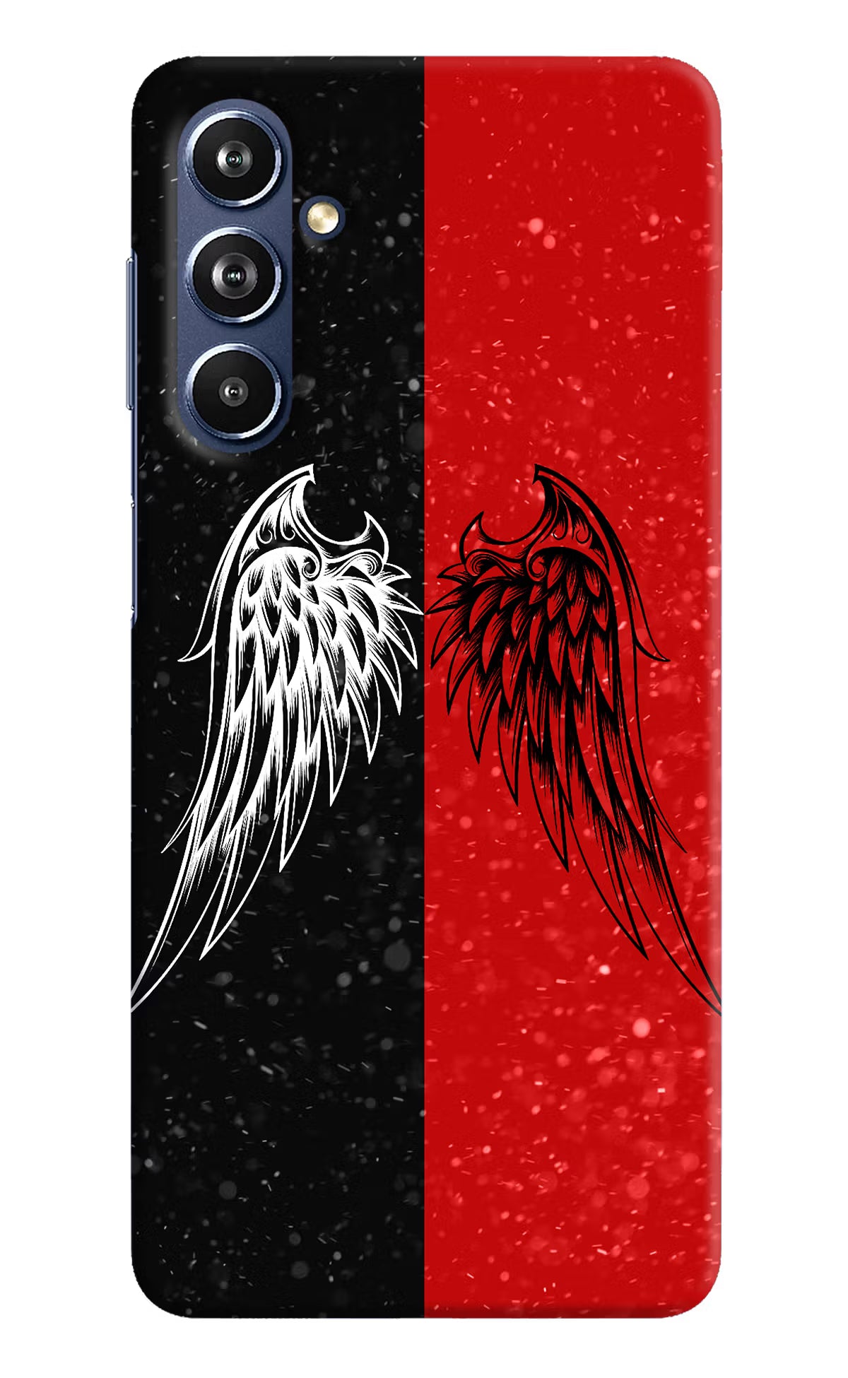 Wings Samsung F54 5G Hard Case Back Cover by Casekaro
