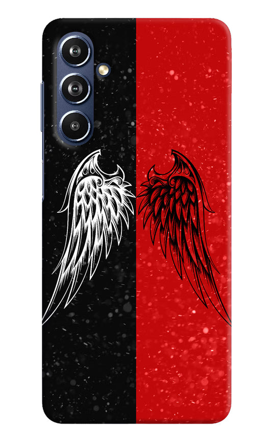 Wings Samsung F54 5G Hard Case Back Cover by Casekaro