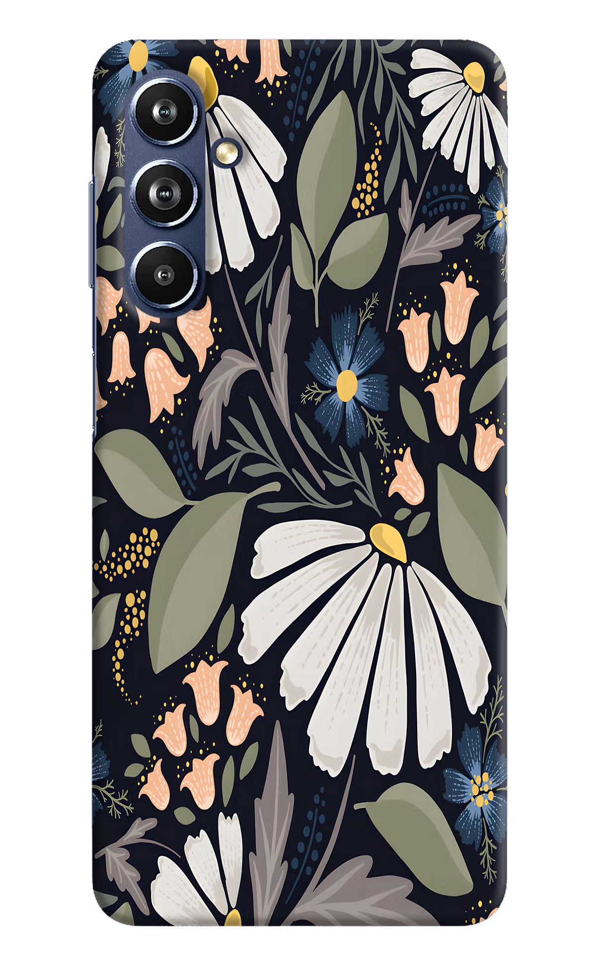 Flowers Art Samsung F54 5G Hard Case Back Cover by Casekaro