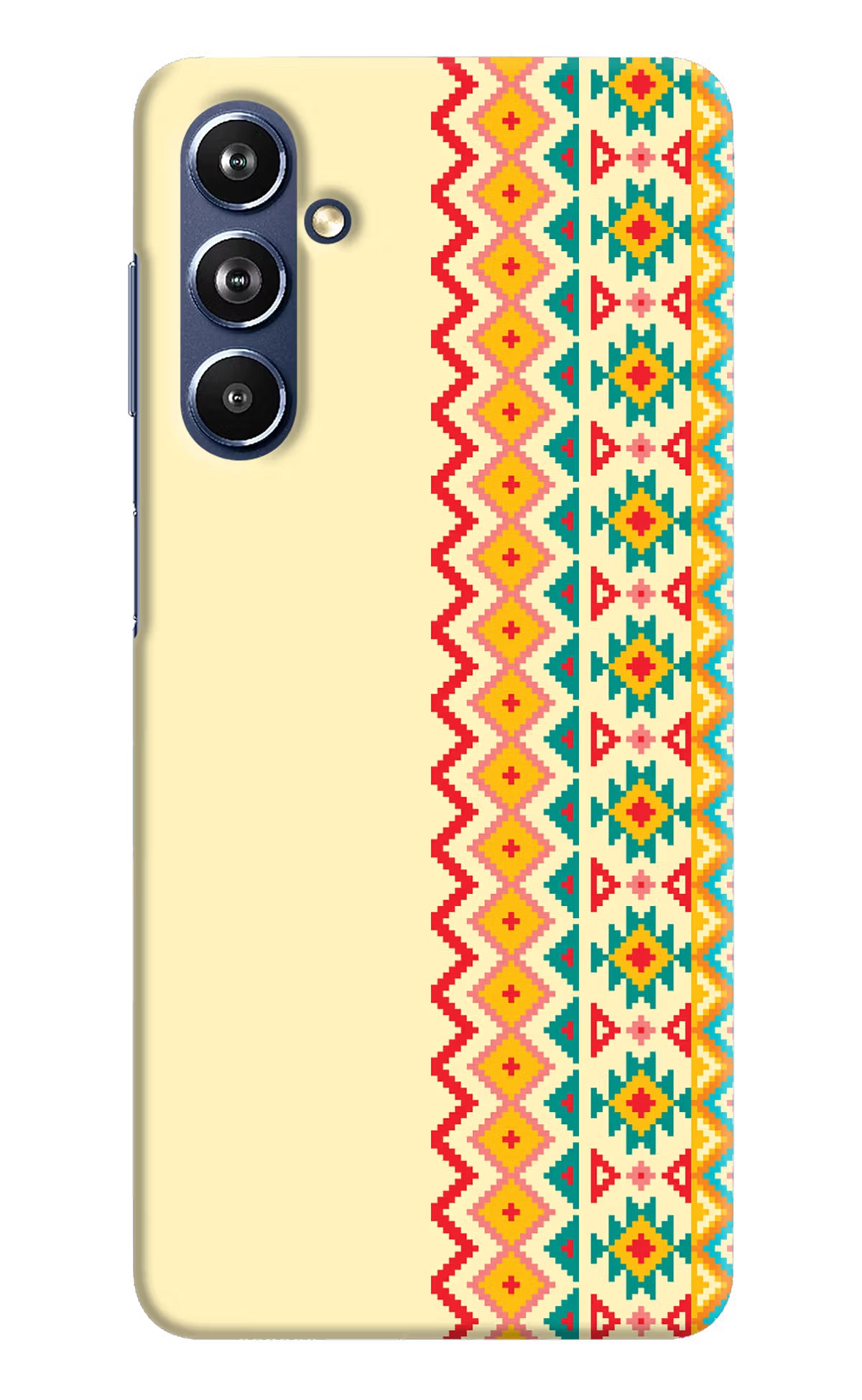 Ethnic Seamless Samsung F54 5G Hard Case Back Cover by Casekaro