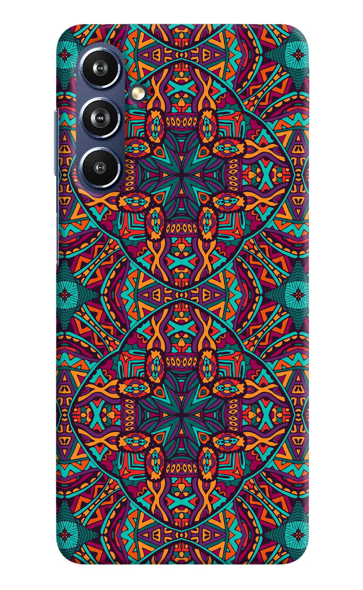 Colour Mandala Samsung F54 5G Hard Case Back Cover by Casekaro