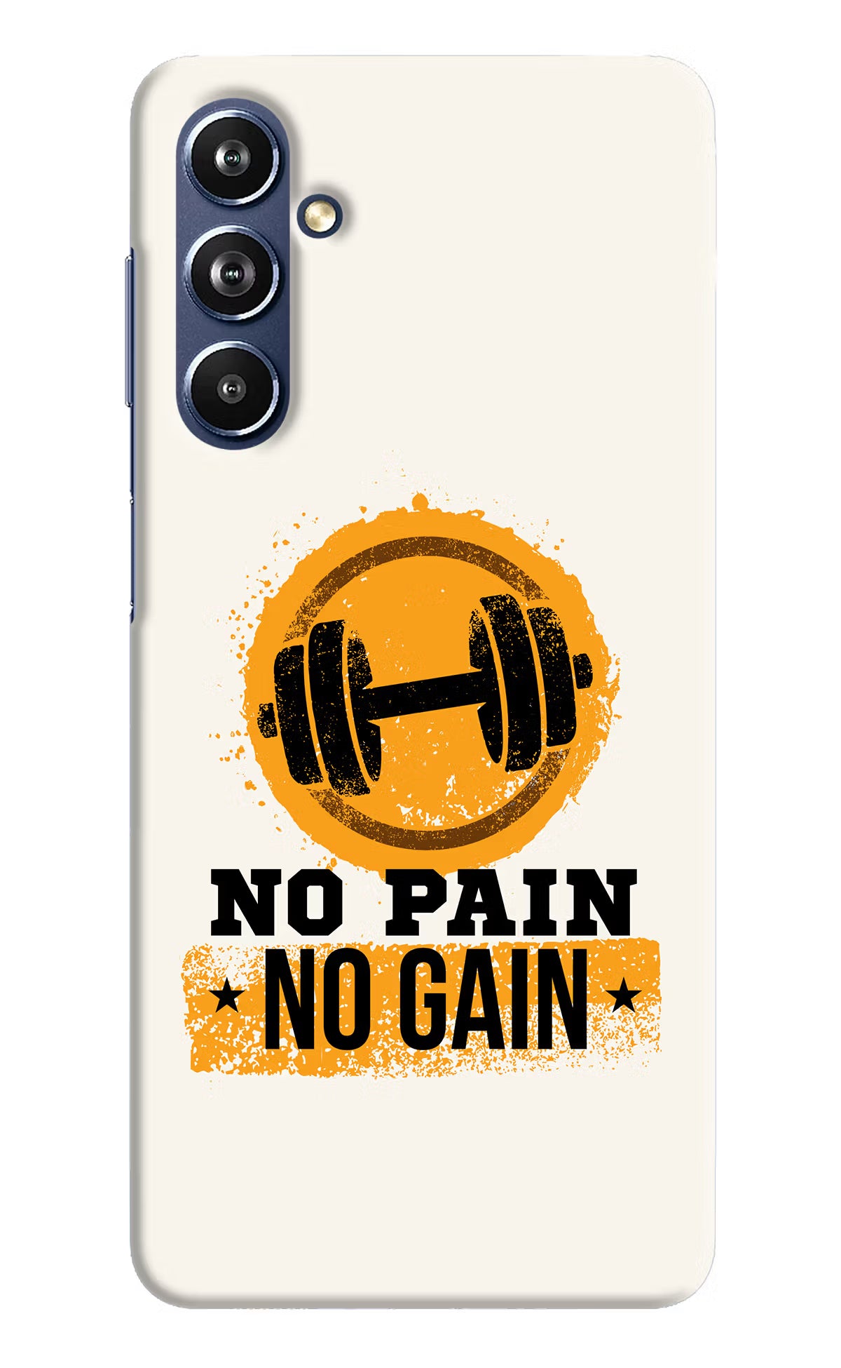 No Pain No Gain Samsung F54 5G Hard Case Back Cover by Casekaro