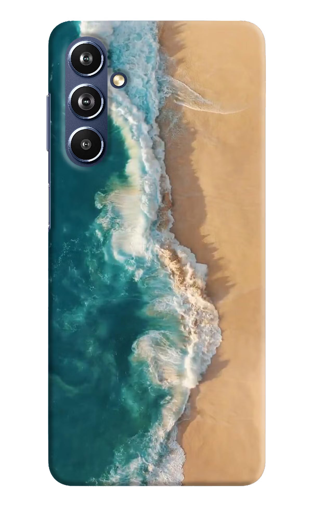 Ocean Beach Samsung F54 5G Hard Case Back Cover by Casekaro