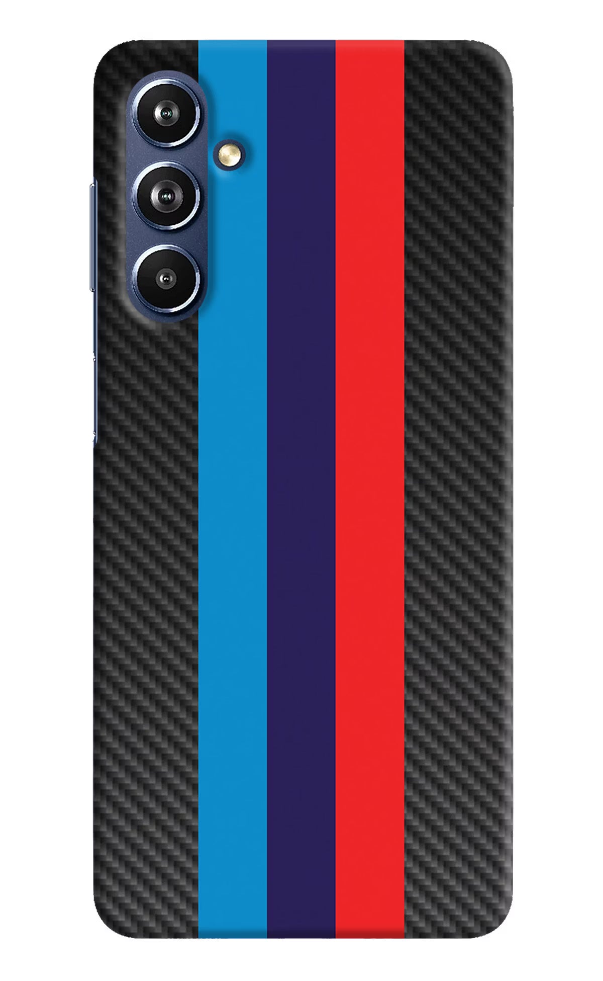 BMW Stripes Pattern Samsung F54 5G Hard Case Back Cover by Casekaro