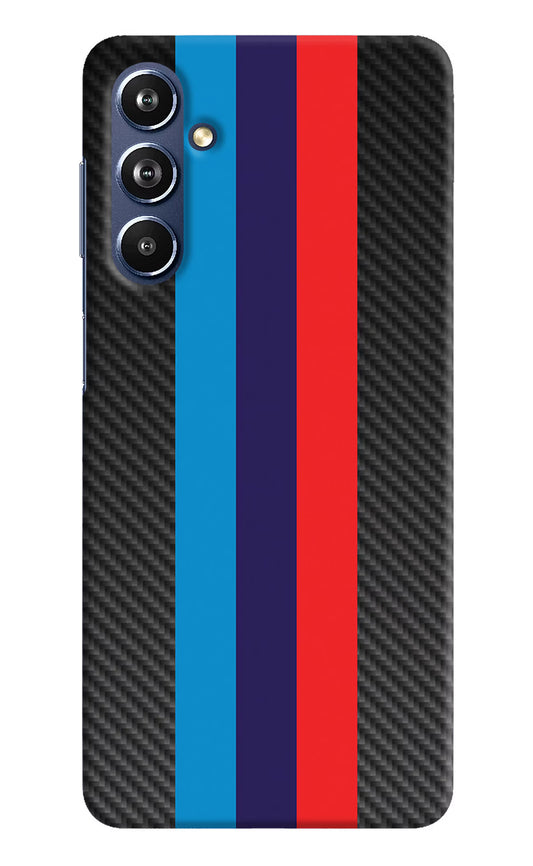 BMW Stripes Pattern Samsung F54 5G Hard Case Back Cover by Casekaro